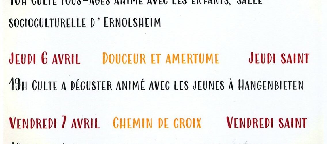 Semaine Sainte 2023